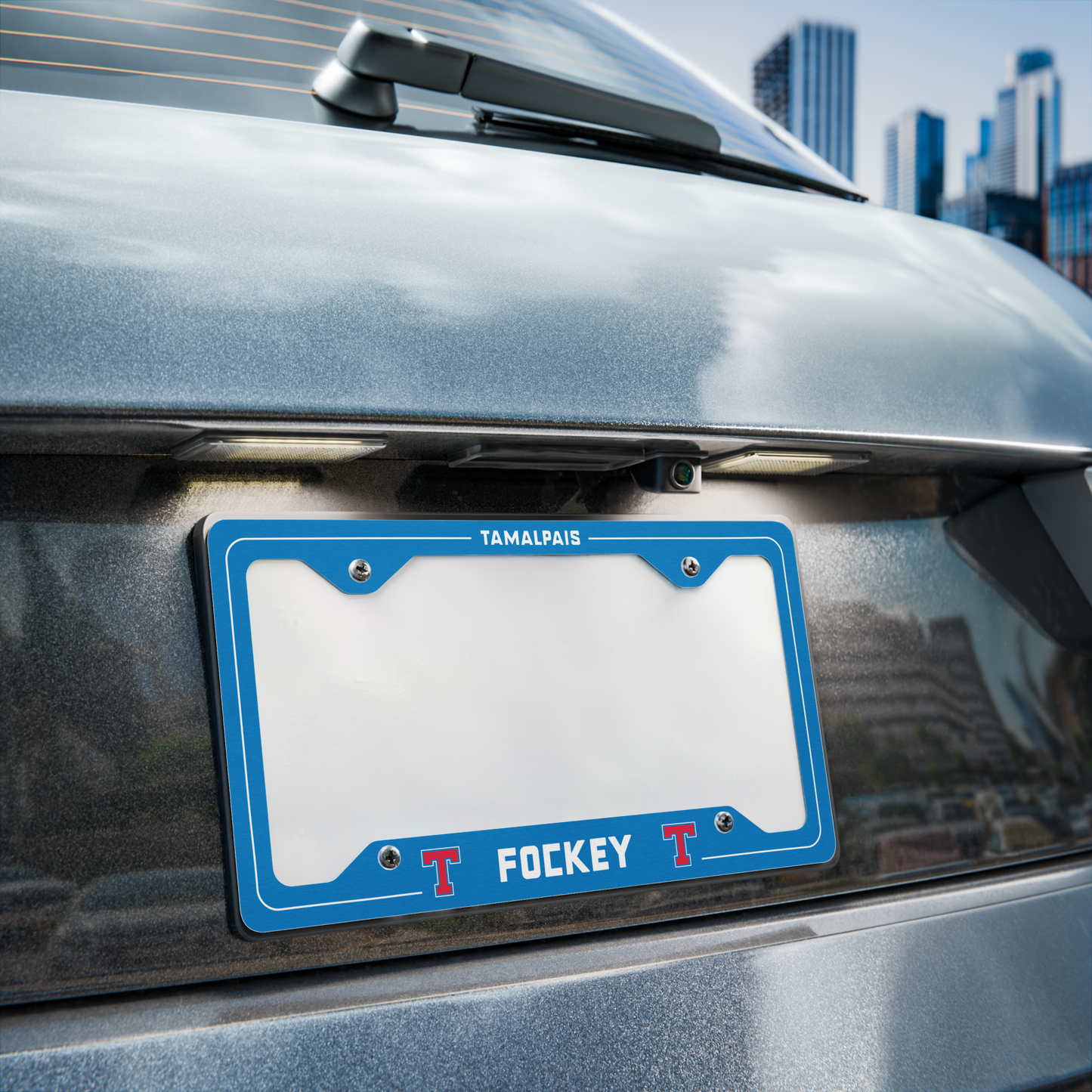Tam Fockey Metal License Plate Frame