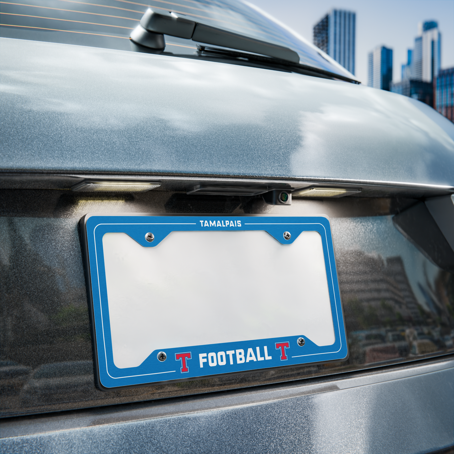Tam Football Metal License Plate Frame