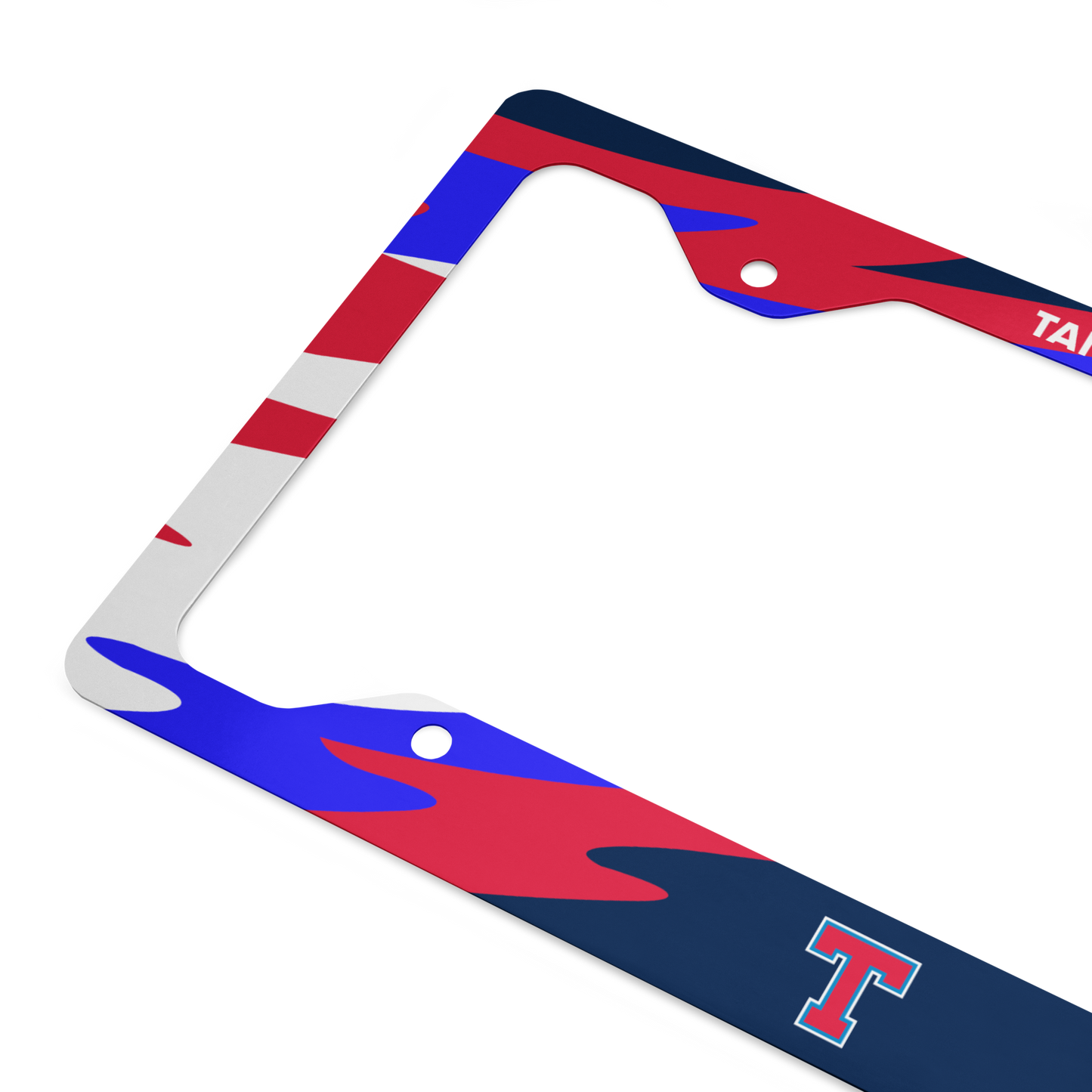 Tam Wing Metal License Plate Frame